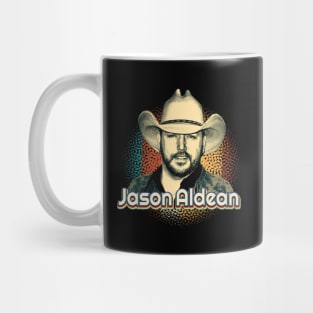 Jason Aldean  - vintage retro Mug